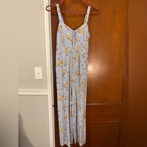 Floral Midi Jumpsuit